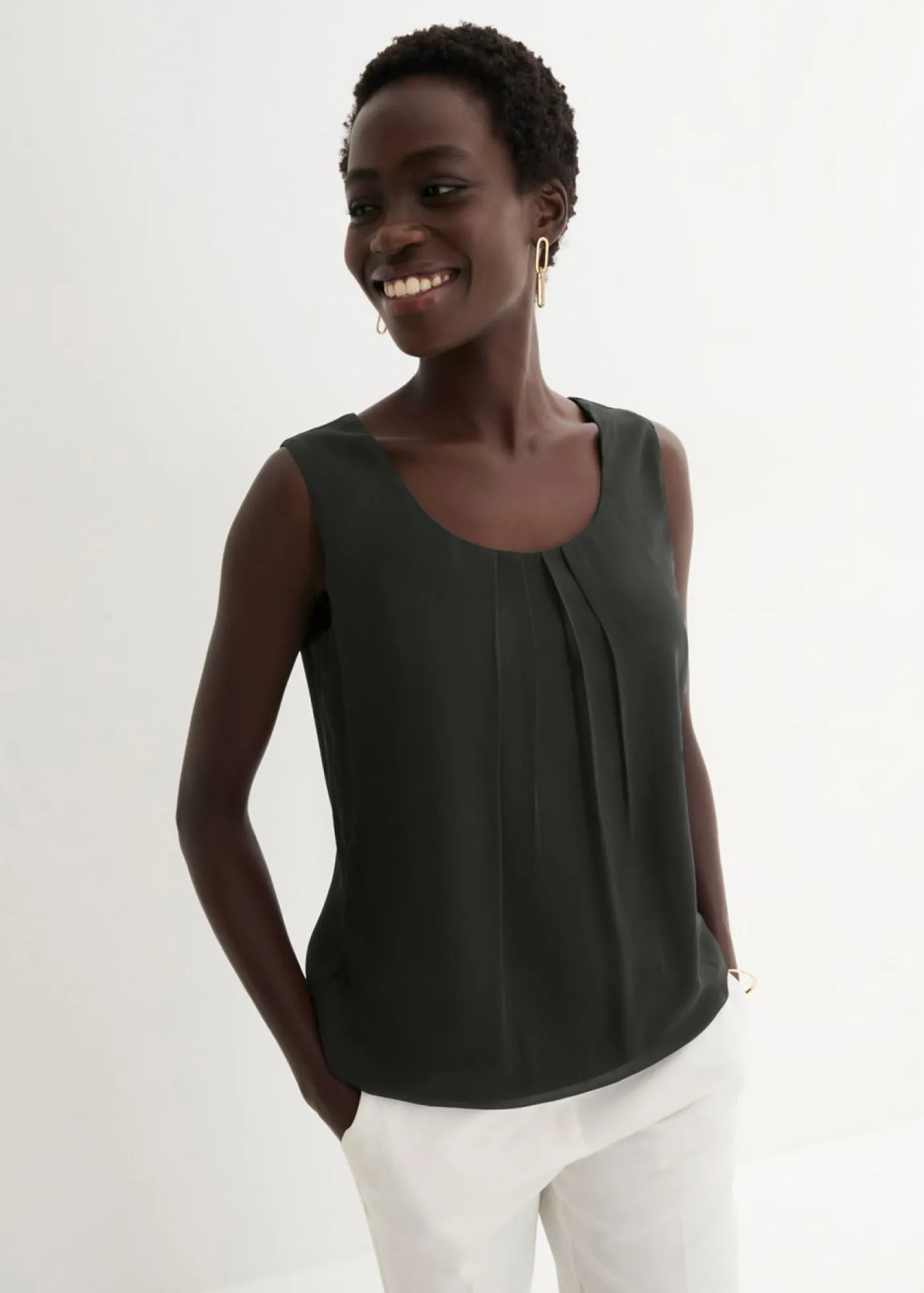 Mujer bonprix bonprix Blusa sin mangas