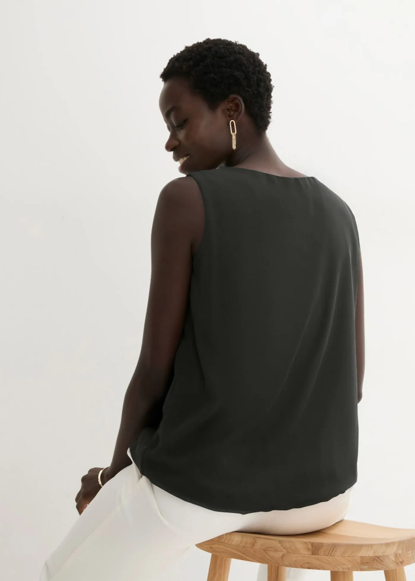 Mujer bonprix bonprix Blusa sin mangas