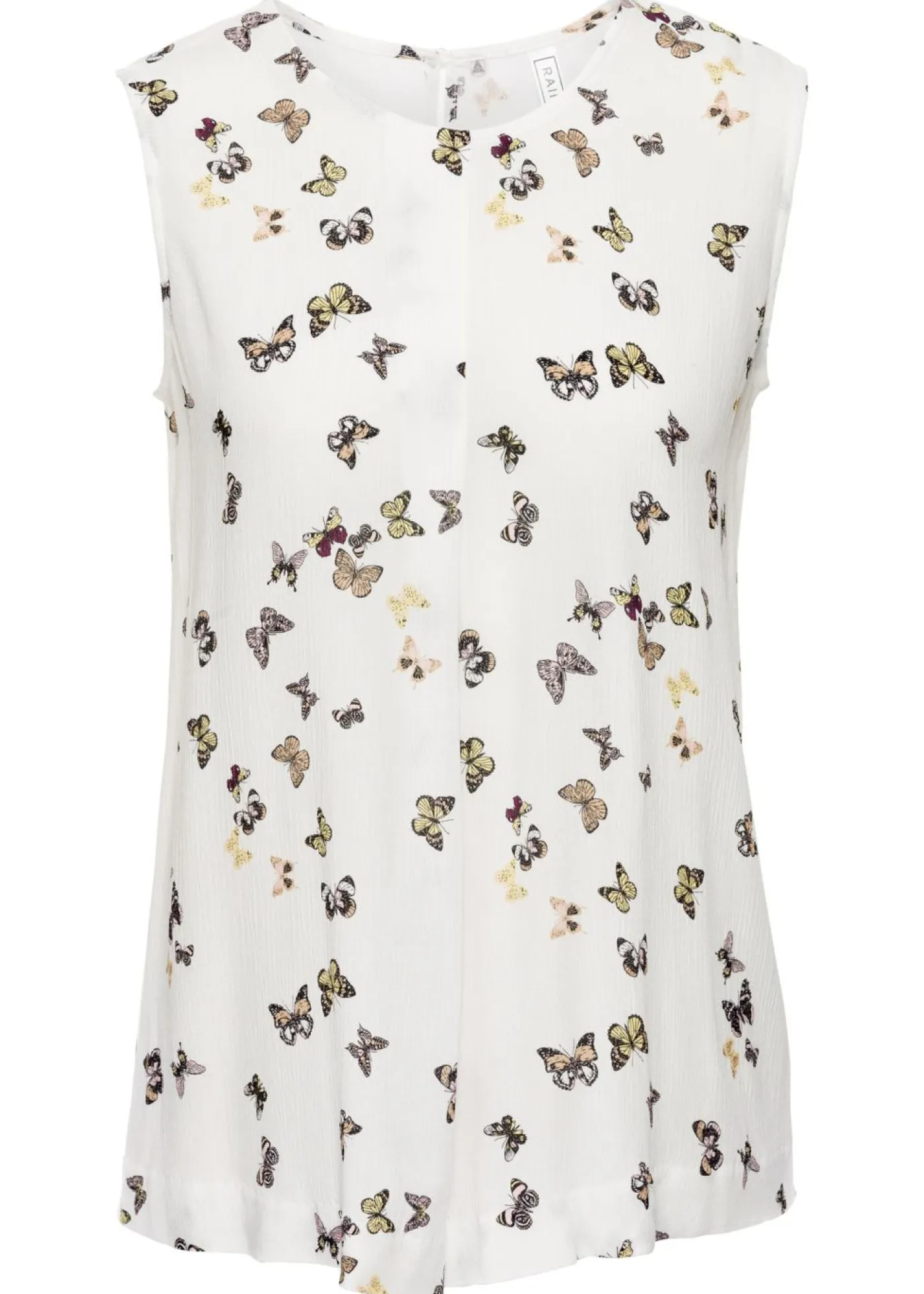 bonprix bonprix Camisas Y Blusas|Camisetas>Blusa sin mangas Blanco estampado