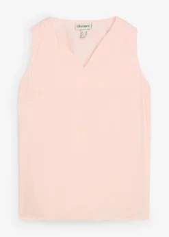 Mujer bonprix bonprix Blusa sin mangas de viscosa suave