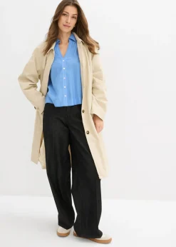 Mujer bonprix bonprix Blusa tipo boxy de mezcla de viscosa