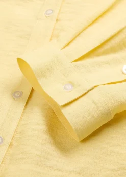 bonprix bonprix Camisas Y Blusas|Novedades>Blusa tipo boxy de mezcla de viscosa Amarillo claro