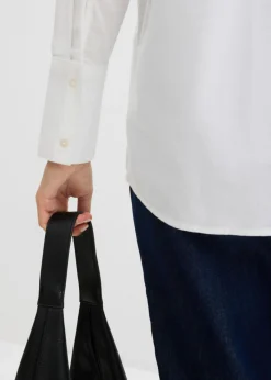 Mujer bonprix bonprix Blusa tipo Oxford de algodón orgánico