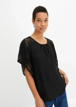 Mujer bonprix bonprix Blusa tipo túnica con aplicaciones