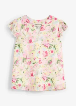 Niños bonprix bonprix Blusa tipo túnica con volantes