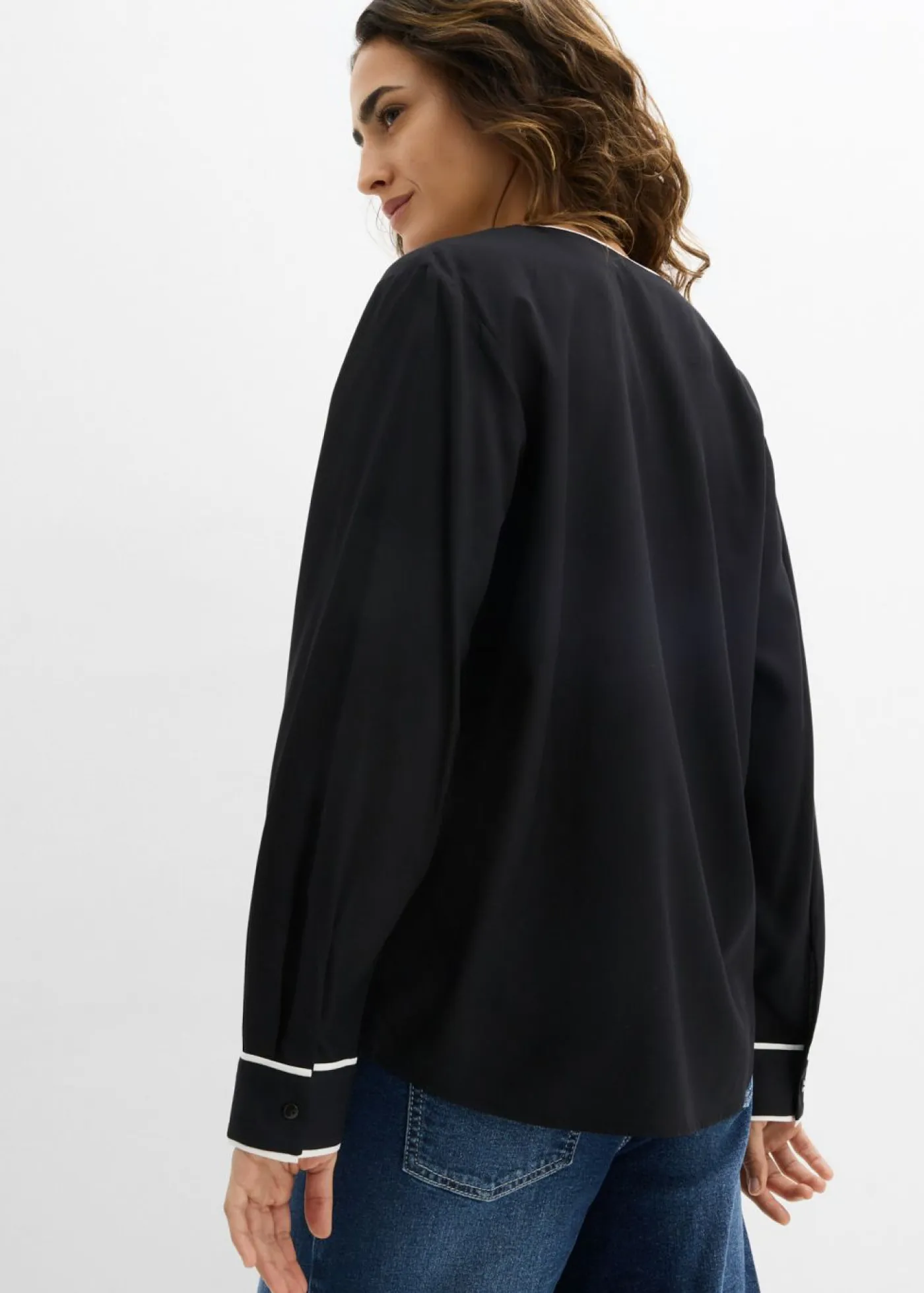 Mujer bonprix bonprix Blusa tipo túnica de viscosa fluida
