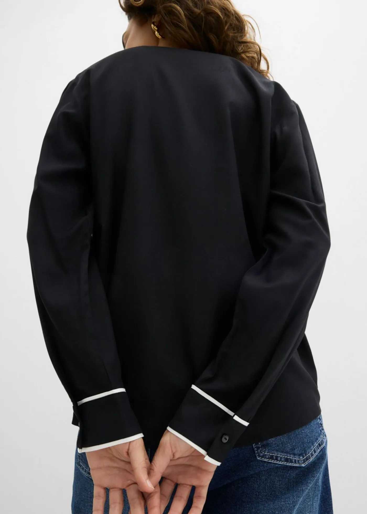 Mujer bonprix bonprix Blusa tipo túnica de viscosa fluida