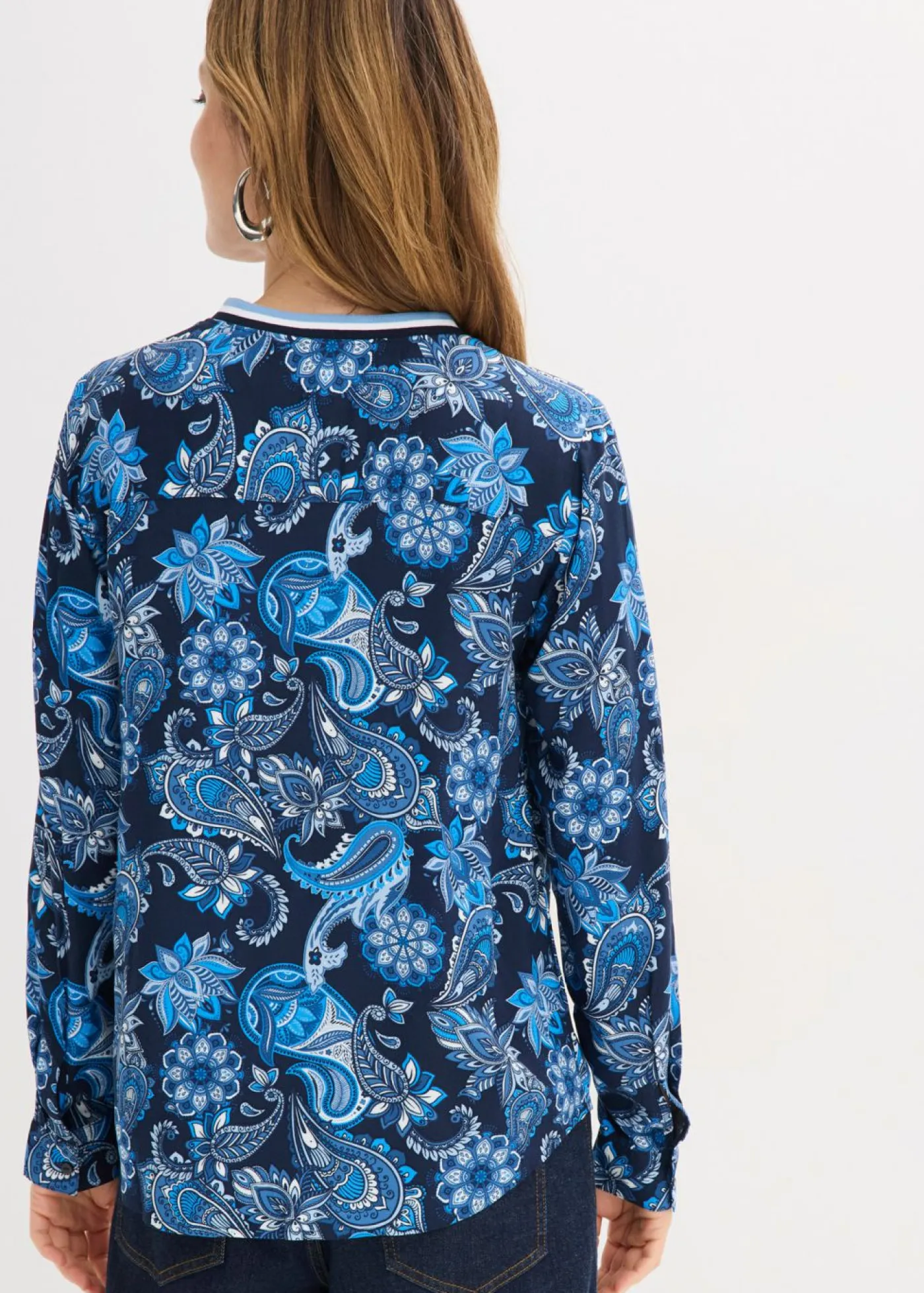 Mujer bonprix bonprix Blusa tipo túnica de viscosa fluida