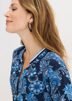 Mujer bonprix bonprix Blusa tipo túnica de viscosa fluida