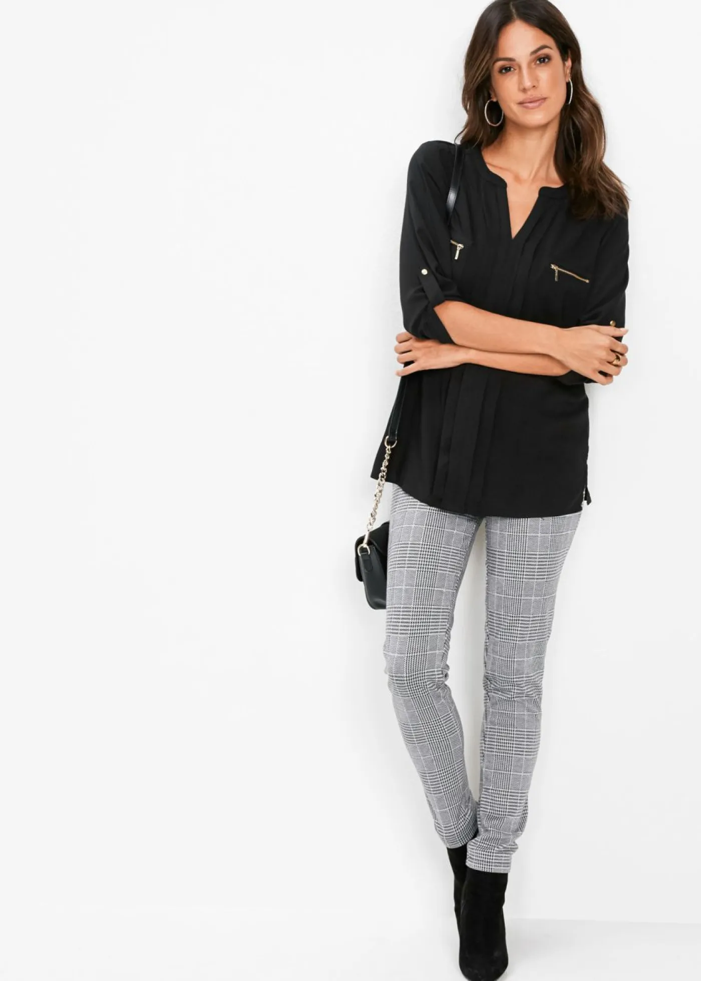 Mujer bonprix bonprix Blusa tipo túnica de viscosa fluida