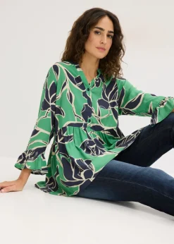 Mujer bonprix bonprix Blusa tipo túnica de viscosa fluida