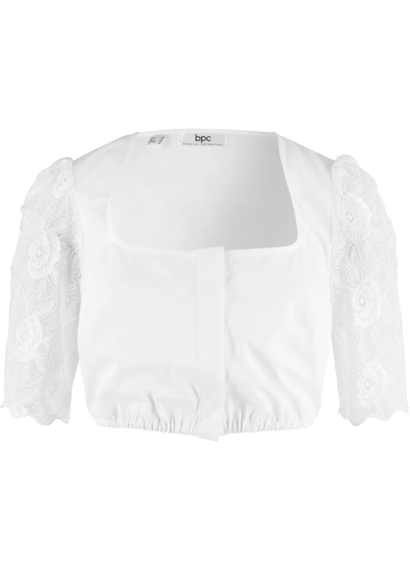 Mujer bonprix bonprix Blusa tradicional con manga de encaje