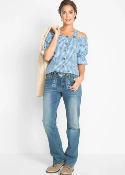 Mujer bonprix bonprix Blusa tradicional con media manga