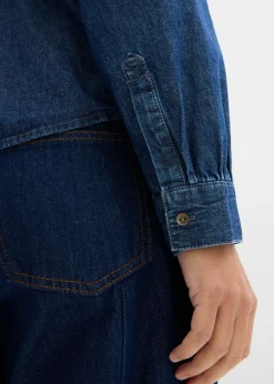 Mujer bonprix bonprix Blusa vaquera de algodón puro
