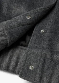 bonprix bonprix Esenciales|Chaquetas Y Abrigos>Blusón antracita jaspeado moteado