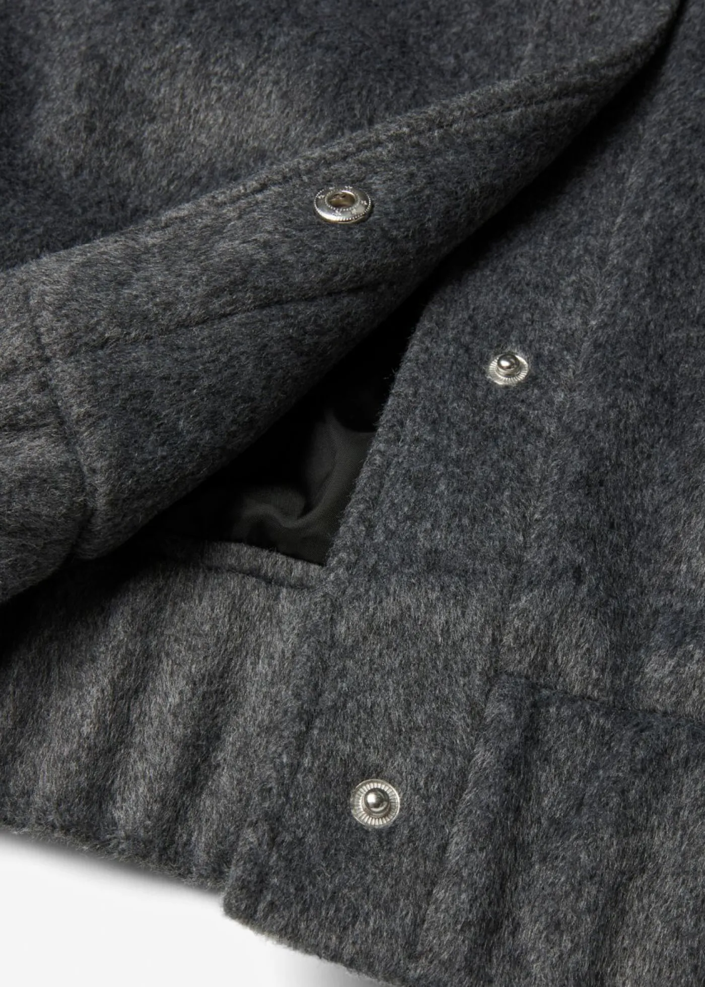 bonprix bonprix Esenciales|Chaquetas Y Abrigos>Blusón antracita jaspeado moteado