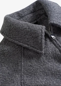 bonprix bonprix Chaquetas Y Abrigos>Blusón de bouclé suave pizarra