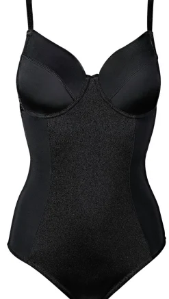 bonprix bonprix Básicos>Body con efecto moldeador medio Negro