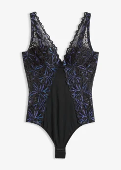 Mujer bonprix bonprix Body con hilo brillante