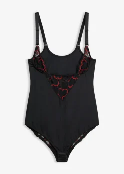 Mujer bonprix bonprix Body con ligero efecto moldeador y encaje