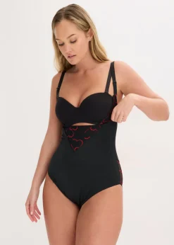 Mujer bonprix bonprix Body con ligero efecto moldeador y encaje