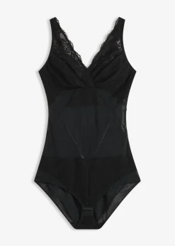 Mujer bonprix bonprix Body con ligero efecto moldeador y encaje