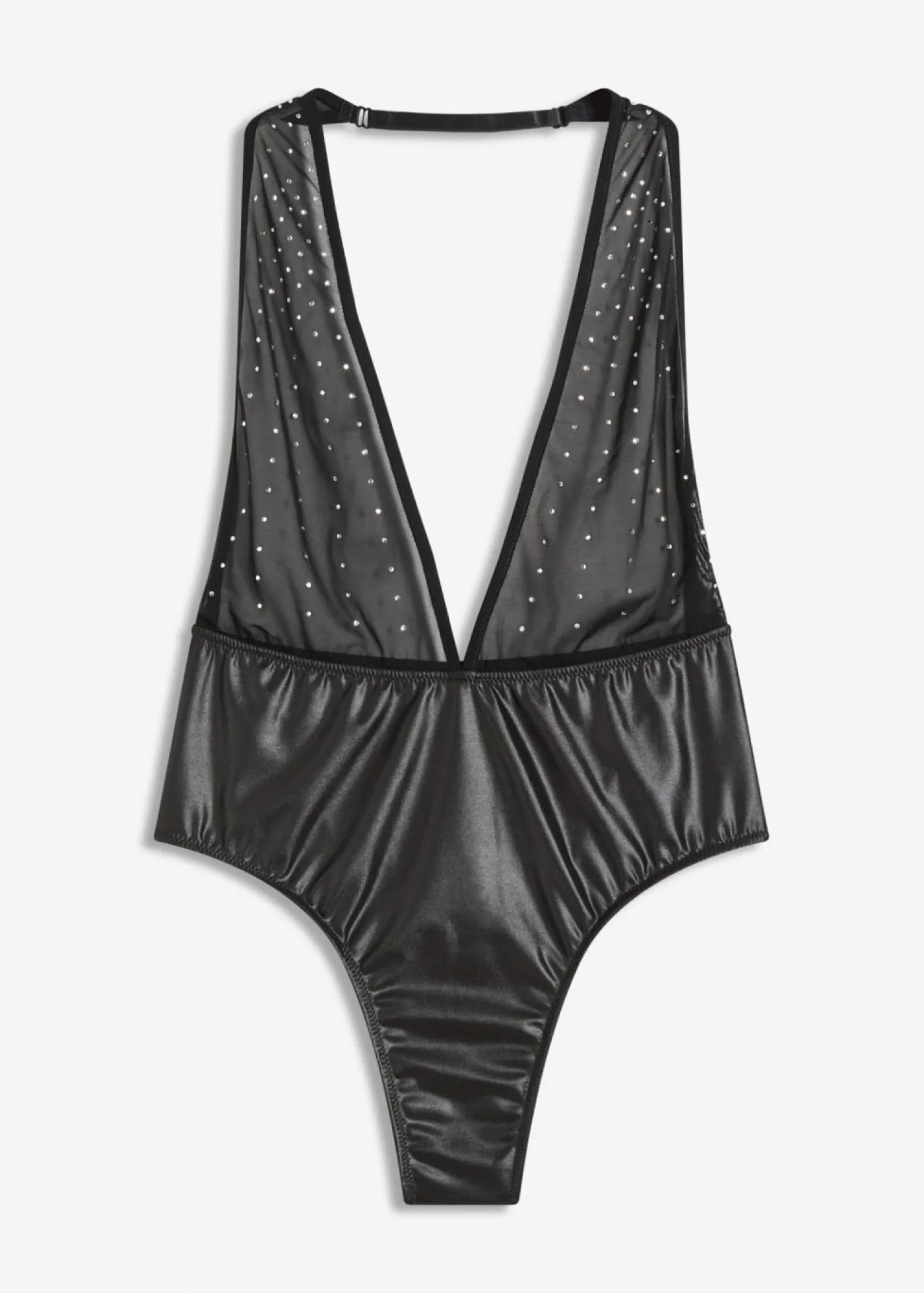 Mujer bonprix bonprix Body de tanga con piedras brillantes