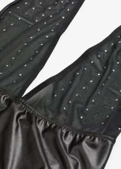 Mujer bonprix bonprix Body de tanga con piedras brillantes