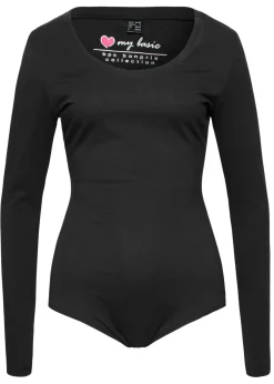 Mujer bonprix bonprix Body elástico de manga larga