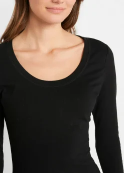 Mujer bonprix bonprix Body elástico de manga larga