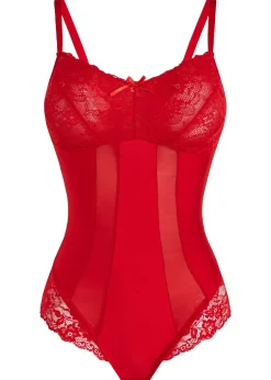 bonprix bonprix Bodies|Ropa Interior Moldeadora>Body moldeador con efecto medio rojo intenso