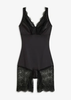 bonprix bonprix Bodies|Ropa Interior Moldeadora>Body moldeador con pernera y efecto moldeador medio Negro