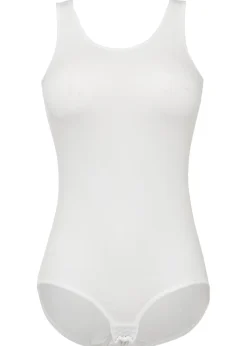 bonprix bonprix Ropa Interior De Algodón|Bodies>Body sin aros con algodón Blanco