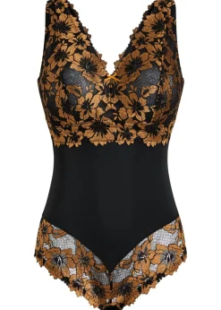 Mujer bonprix bonprix Body sin aros con encaje de flores