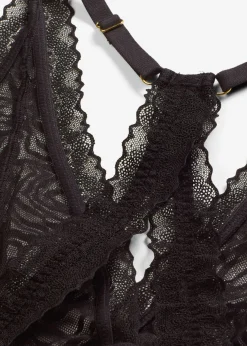 bonprix bonprix Bodies|Lencería>Body sin aros con encaje delicado Negro