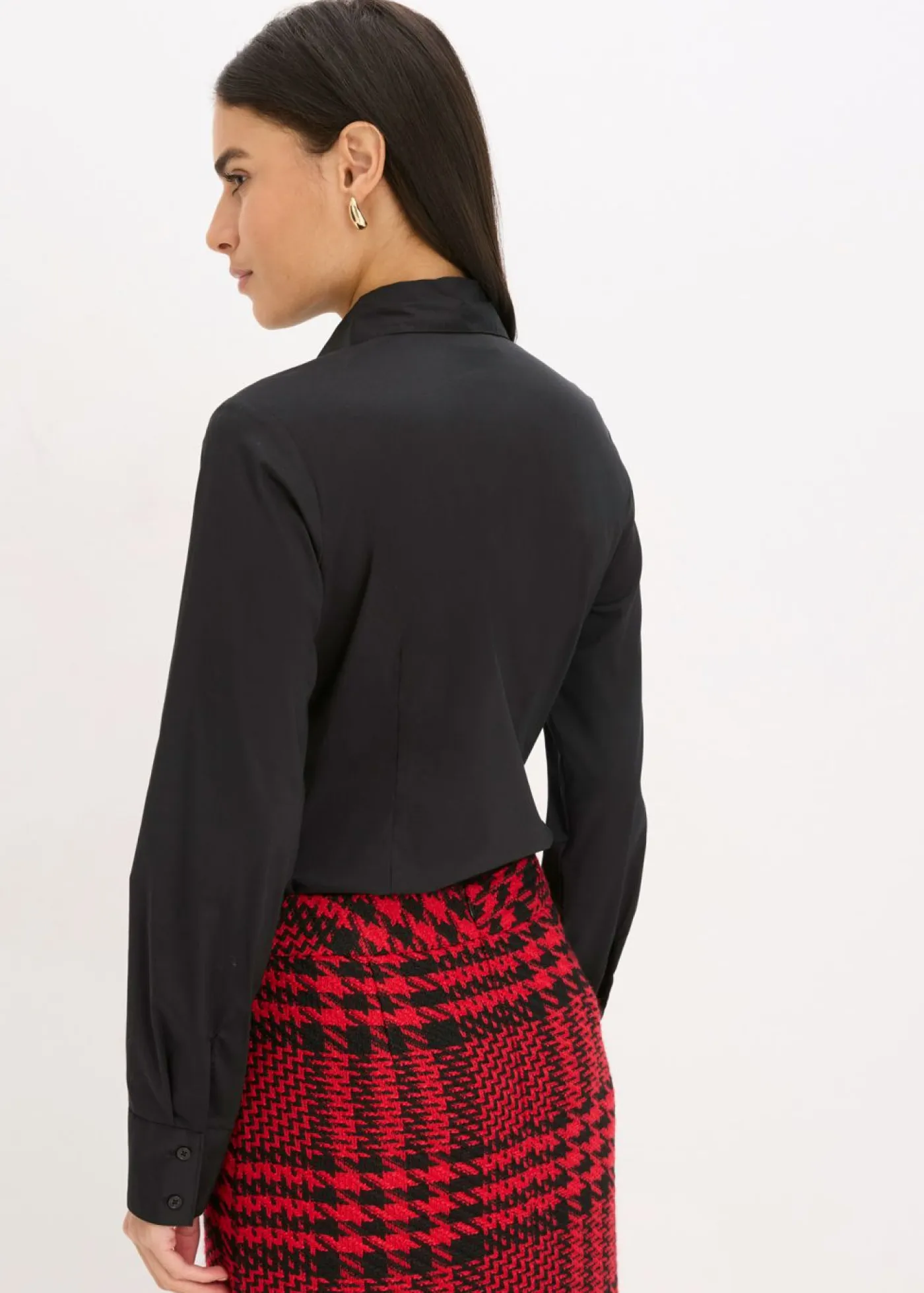 bonprix bonprix Camisetas>Body tipo blusa Negro