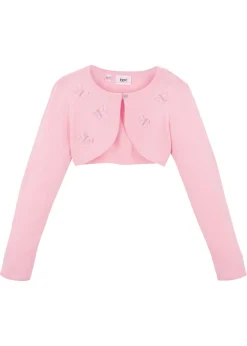 Niños bonprix bonprix Bolero de punto con aplicaciones de mariposas