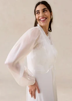 Mujer bonprix bonprix Bolero de tul fino con detalle de lazo