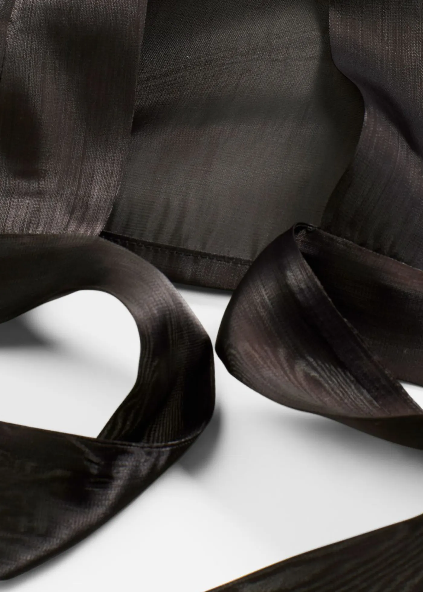 bonprix bonprix Chaquetas Y Abrigos|Ropa Elegante>Bolero de tul fino con detalle de lazo Negro