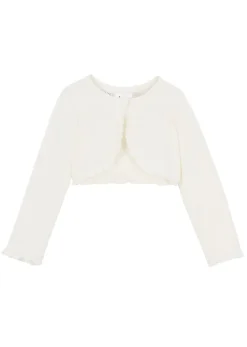 bonprix bonprix Ropa 2 A 9 Años·Camisetas|Ropa 2 A 9 Años·Sudaderas Y Jerséis>Bolero tipo camiseta para niñas crema suave