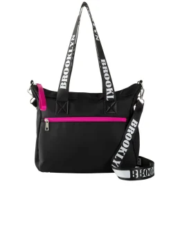 bonprix bonprix Bolsos>Bolsa de deporte con detalles en contraste Negro