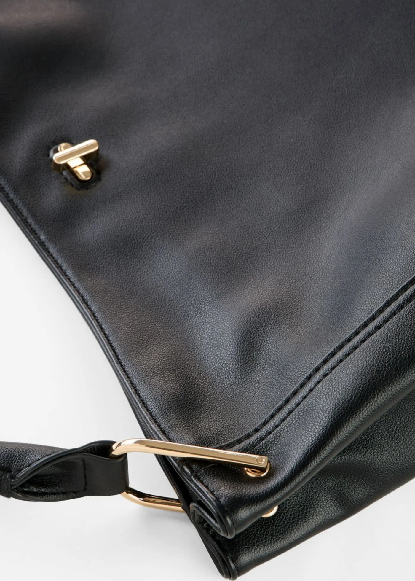 bonprix bonprix Complementos Temáticos·Accesorios Veganos|Bolsos>Bolso bandolera con detalle de correa Negro