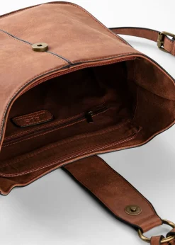 bonprix bonprix Complementos Temáticos·Accesorios Veganos|Bolsos>Bolso bandolera con detalle de hebilla decorativa Bolso de estilo bandolera en coñac