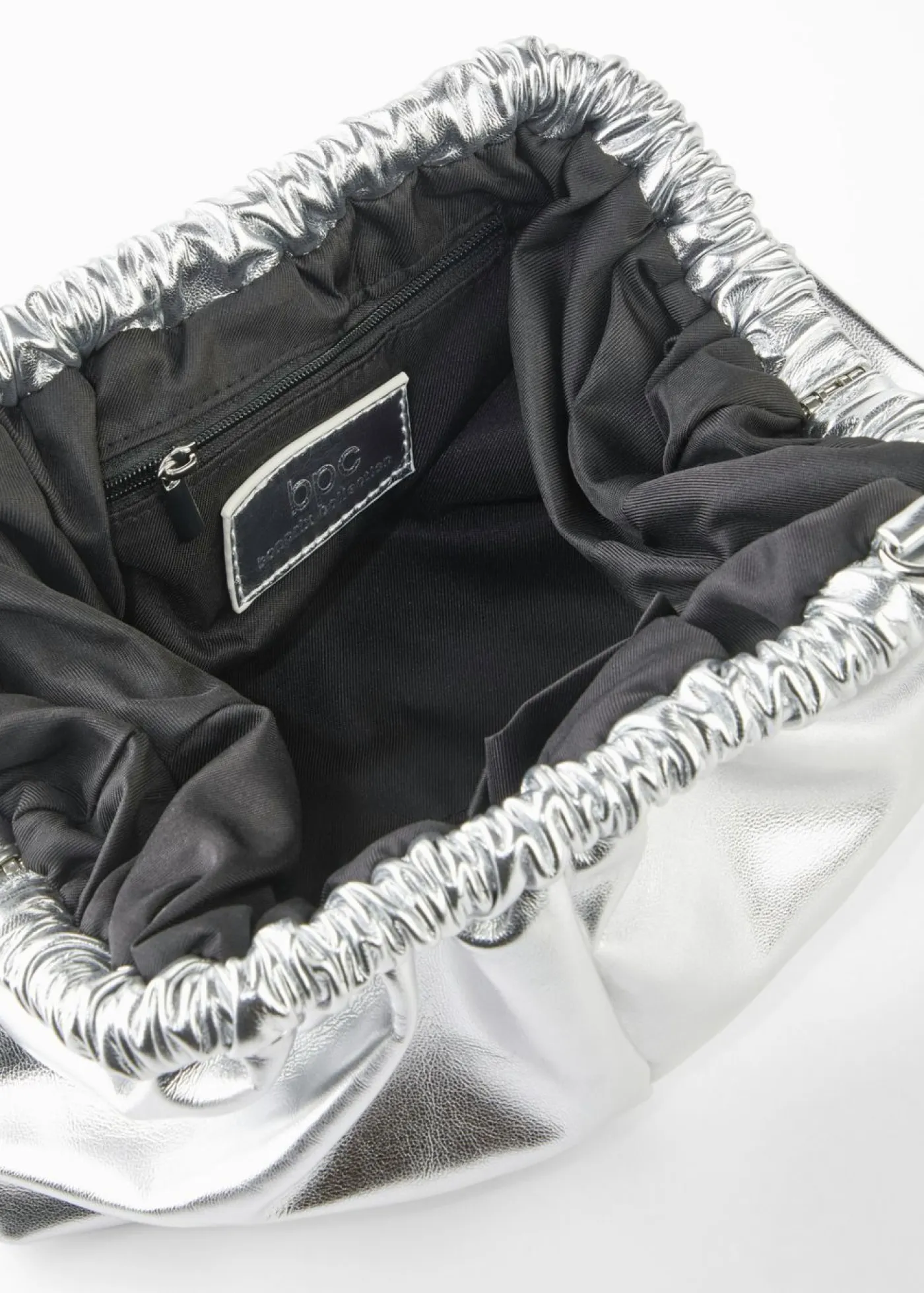 bonprix bonprix Complementos Temáticos·Accesorios Elegantes|Bolsos>Bolso clutch con correa intercambiable Plata