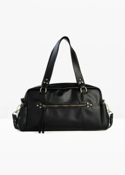 bonprix bonprix Complementos Temáticos·Accesorios Veganos|Novedades>Bolso de mano con varios bolsillos Negro