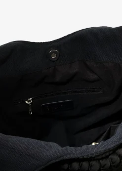 bonprix bonprix Bolsos|Ropa De Playa>Bolso shopper de tela Negro