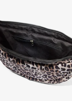 bonprix bonprix Bolsos>Bolso tipo bandolera de nailon con estampado de leopardo estampado de leopardo en beige natural/marrón/negro con estampado de leopardo