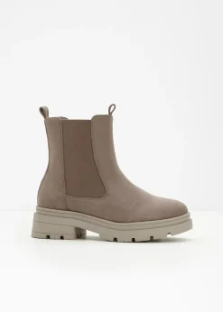 bonprix bonprix Botines De Nieve·Botines Chelsea|Botines>Botas Chelsea taupe