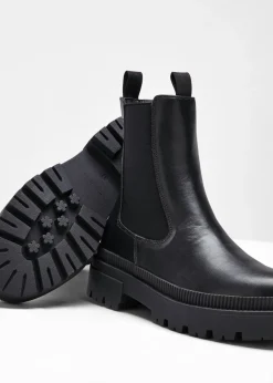 Mujer bonprix bonprix Botas Chelsea con suela perfilada