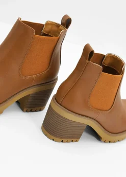 Mujer bonprix bonprix Botas Chelsea con tacón ancho